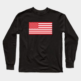 Canadian American Flag Long Sleeve T-Shirt